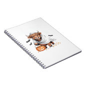 Kuh Funny Halloween Spooky Tierliebhaber Essenziel Notizblock (Rechte Seite)