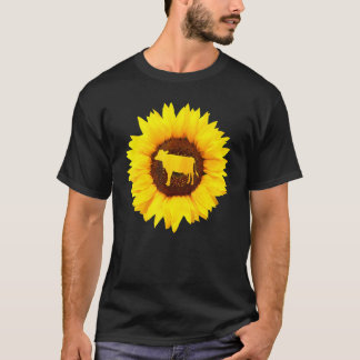 Kuh für Frauen Männer Färse Bauernhof Vieh Sonnenb T-Shirt