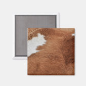 Kuh Fur Magnet (Vorderseite/Rückseite)