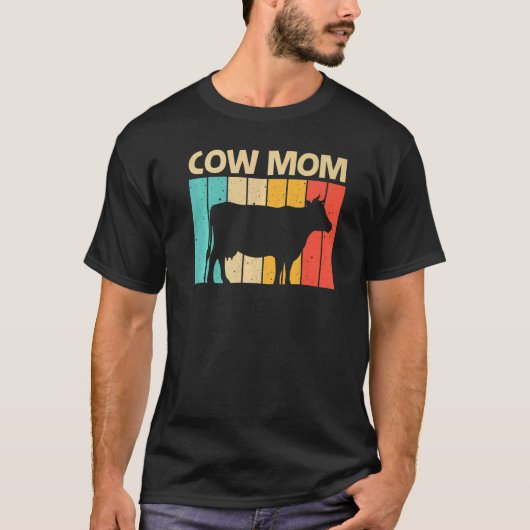 Kuh für Mama Mutterkuh Bauer T-Shirt (Vorderseite)