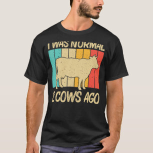 Kuh für Männer Bauer Kuh Milchproduktion T-Shirt