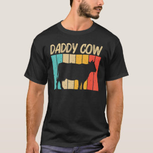 Kuh für Männer Vater Landwirtschaft Tier Kuh Milch T-Shirt