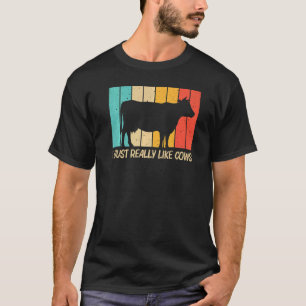 Kuh für Männer - weiblicher Bauer T-Shirt