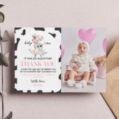 Kuh Geburtstag Foto Danke Karte