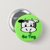 Kuh gehen Veg Button (Vorne & Hinten)