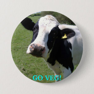Kuh, GEHEN VEG! Button