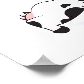 Kuh Gekackt Poster (Ecke)