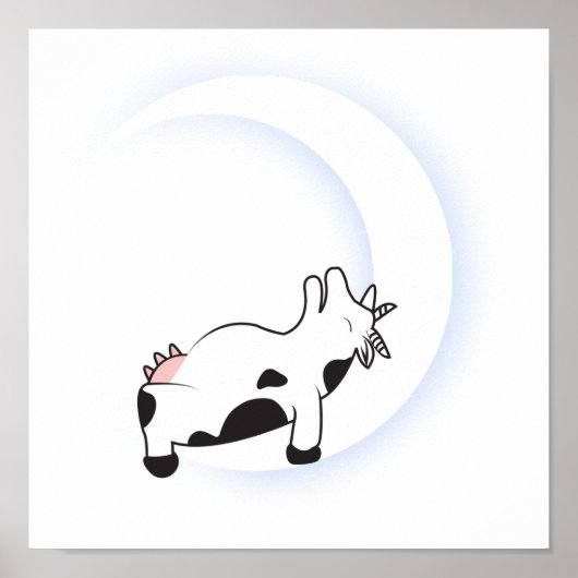 Kuh Gekackt Poster (Vorne)