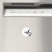 Kuh-Geschenk, süßer Kuh-Magnet. Kuh-Thema Magnet (In Situ (Geschirrspüler))