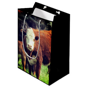 Kuh-Geschenk-Tasche Mittlere Geschenktüte