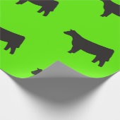 Kuh-Geschenk-Verpackung Geschenkpapier (Ecke)