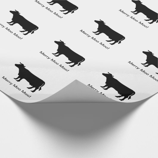 Kuh Geschenkpapier (Ecke)