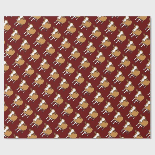 Kuh Geschenkpapier (Flach)