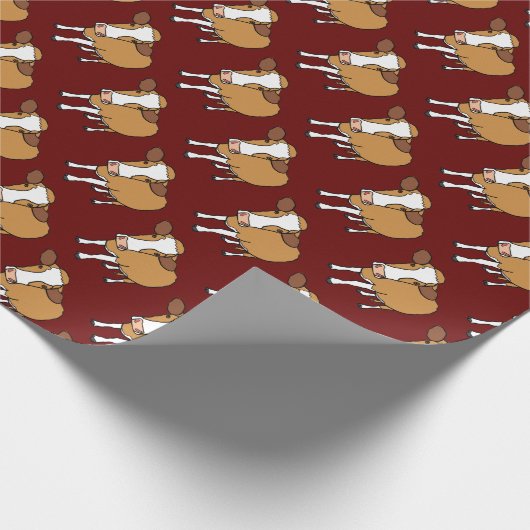 Kuh Geschenkpapier (Ecke)