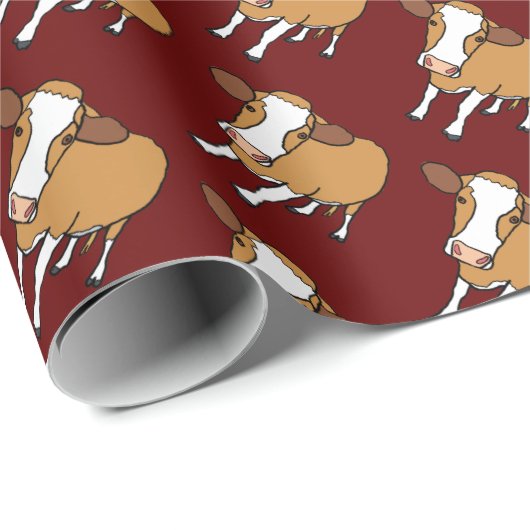 Kuh Geschenkpapier (Rolleneckpunkt)