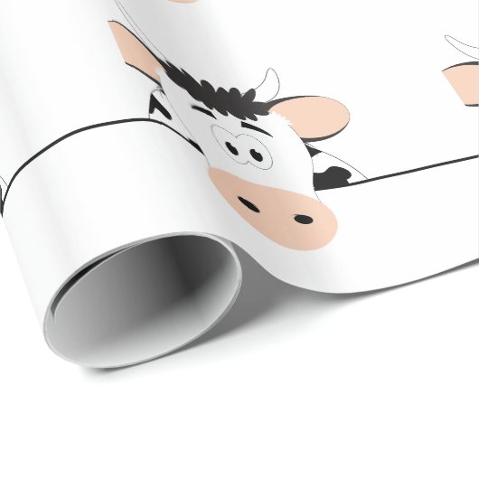 Kuh Geschenkpapier (Rolleneckpunkt)