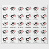 Kuh Geschenkpapier (Flach)