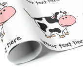 Kuh Geschenkpapier (Rolleneckpunkt)