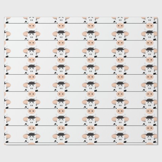 Kuh Geschenkpapier (Flach)