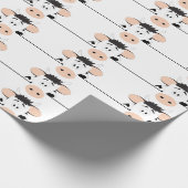 Kuh Geschenkpapier (Ecke)