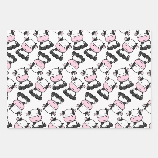 Kuh Geschenkpapier Set (Vorderseite 2)