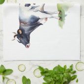 Kuh Geschirrtuch (Gefaltet)