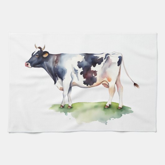 Kuh Geschirrtuch (Horizontal)