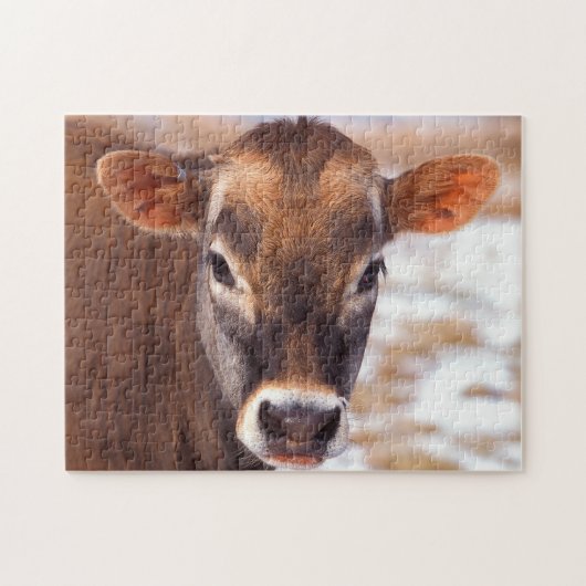 Kuh-Gesicht Puzzle (Horizontal)
