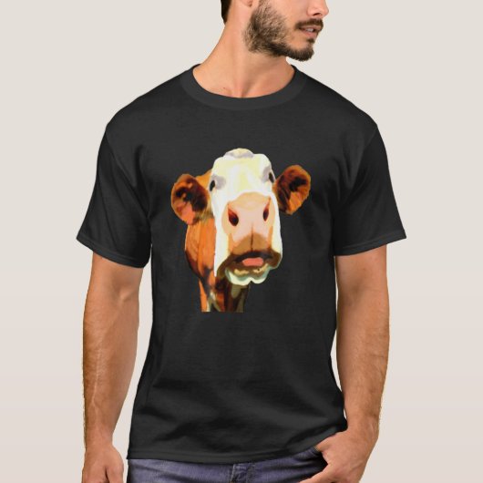 Kuh Gesicht T-Shirt (Vorderseite)