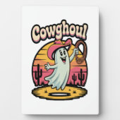 Kuh Ghoul Halloween Spooky Fotoplatte (Vorderseite)