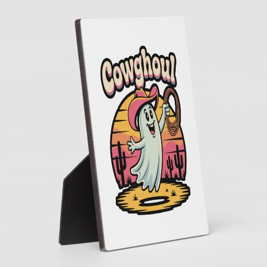 Kuh Ghoul Halloween Spooky Fotoplatte (Seite)