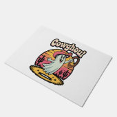 Kuh Ghoul Halloween Spooky Fußmatte (Schrägansicht)