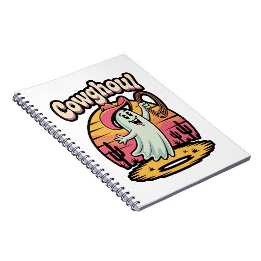 Kuh Ghoul Halloween Spooky Notizblock (Rechte Seite)