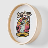 Kuh Ghoul Halloween Spooky Uhr (Winkel)