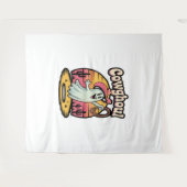 Kuh Ghoul Halloween Spooky Wandteppich (Vorderseite (Horizontal))