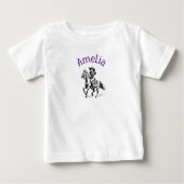 Kuh Girl Baby T-shirt (Vorderseite)