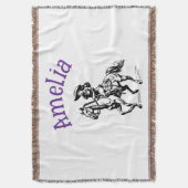 Kuh Girl Decke (Vorderseite Vertikal)