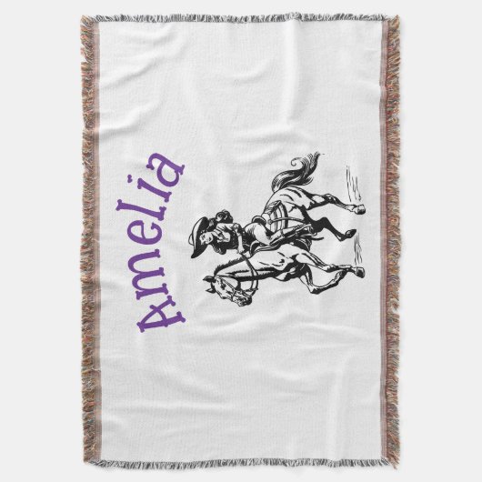 Kuh Girl Decke (Vorderseite Vertikal)