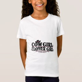 Kuh Girl Flower Girl T-Shirt