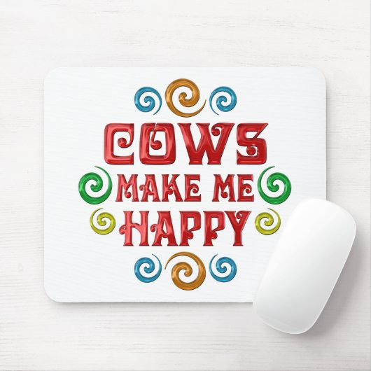 Kuh-Glück Mousepad (Mit Mouse)