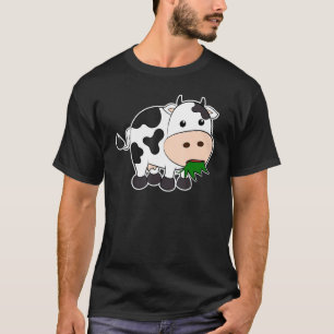 Kuh Gras Bauernhof Tier Freund Vegetarier T-Shirt