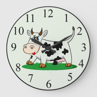 Kuh Große Wanduhr