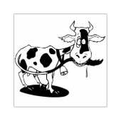 Kuh Gummistempel (Prägung)