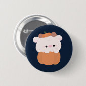 Kuh Halloween Button (Vorne & Hinten)