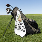 Kuh Halloween Golfhandtuch (Gras)
