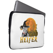 Kuh Halloween Laptopschutzhülle (Vorne Rechts)