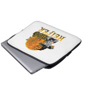 Kuh Halloween Laptopschutzhülle (Vorne Knopf)