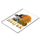 Kuh Halloween Notizblock (Linke Seite)