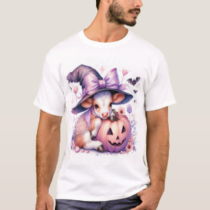 Kuh Halloween Platz T-Shirt