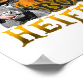 Kuh Halloween Poster (Ecke)